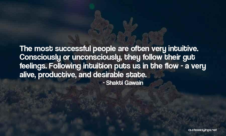 Gut Quotes By Shakti Gawain