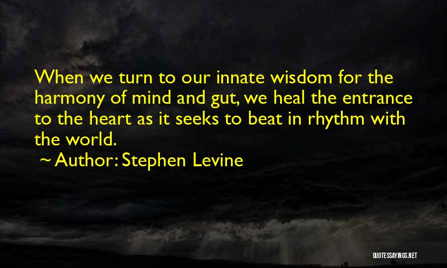 Gut Quotes By Stephen Levine