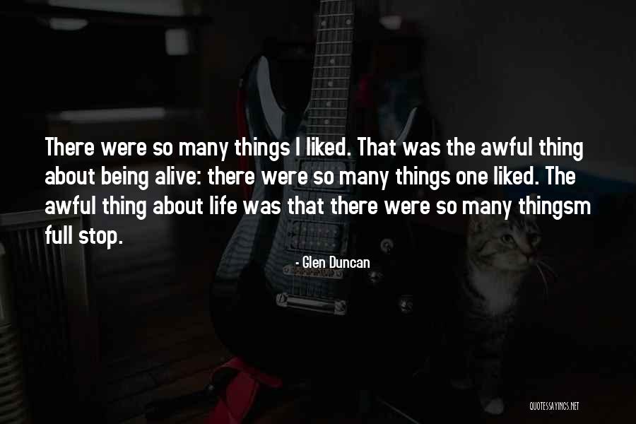 Guwop Young Quotes By Glen Duncan Guwop Young Quotes By Glen Duncan