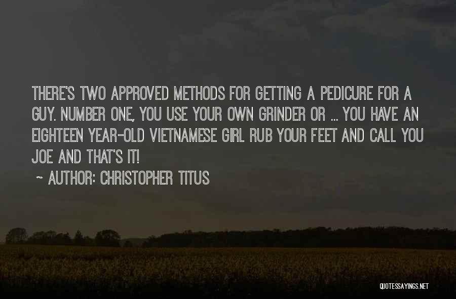 Guy And Girl Quotes By Christopher Titus