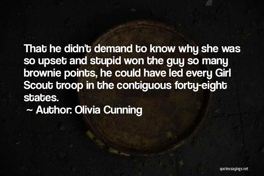 Guy And Girl Quotes By Olivia Cunning