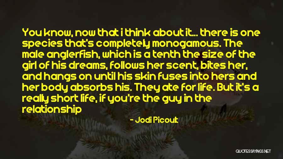 Guy And Girl Relationship Quotes By Jodi Picoult