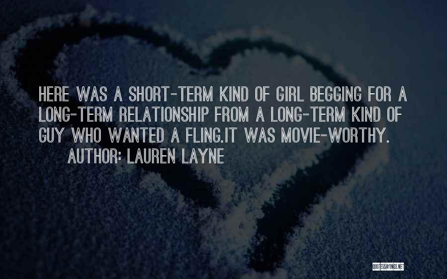 Guy And Girl Relationship Quotes By Lauren Layne