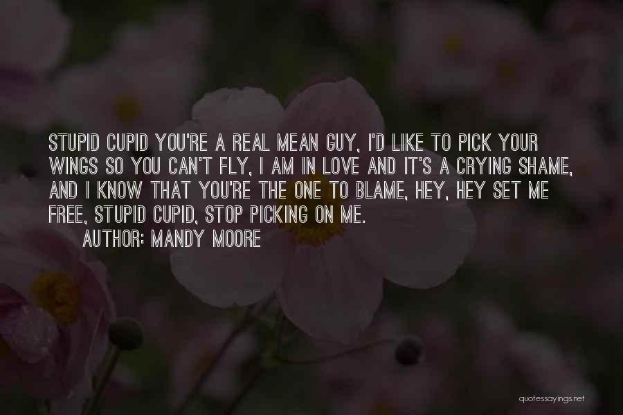 Guy Are Stupid Quotes By Mandy Moore