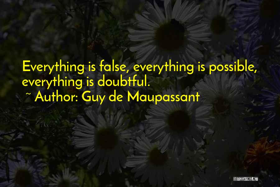 Guy De Maupassant Quotes 1439596