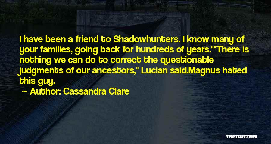 Guy Friendship Quotes By Cassandra Clare