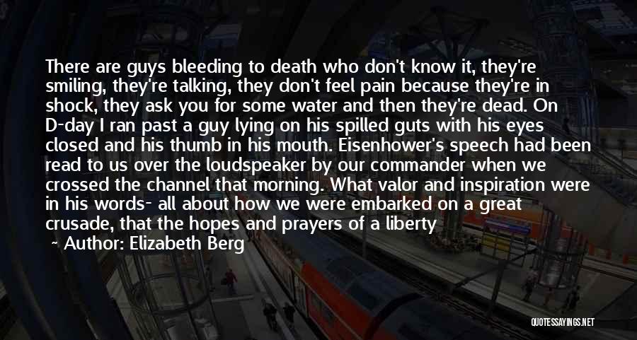 Guy Lying Quotes By Elizabeth Berg