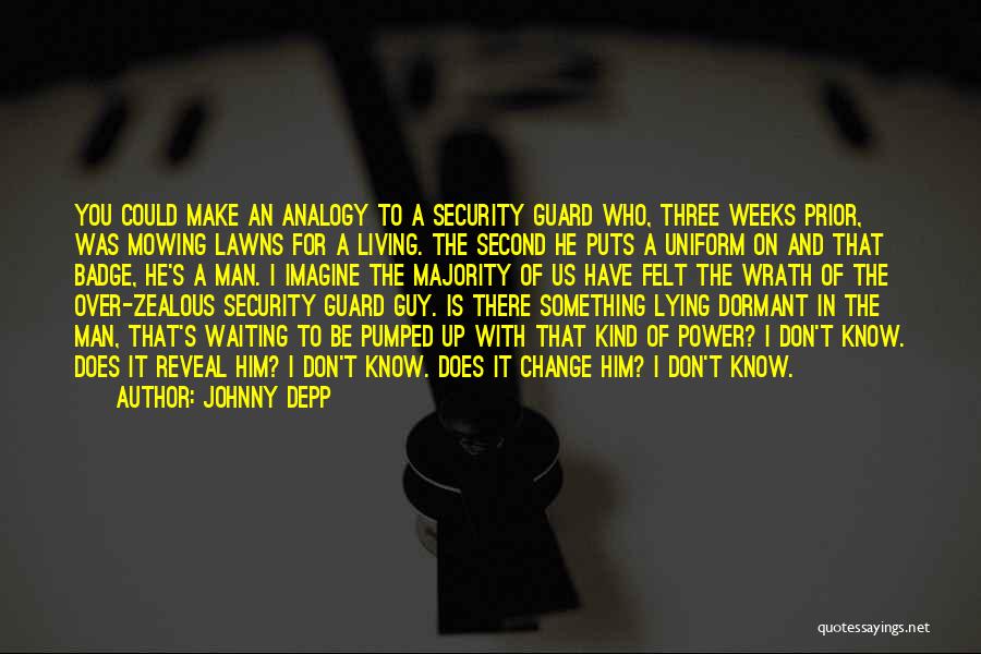 Guy Lying Quotes By Johnny Depp