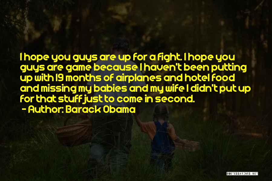Guys And Food Quotes By Barack Obama