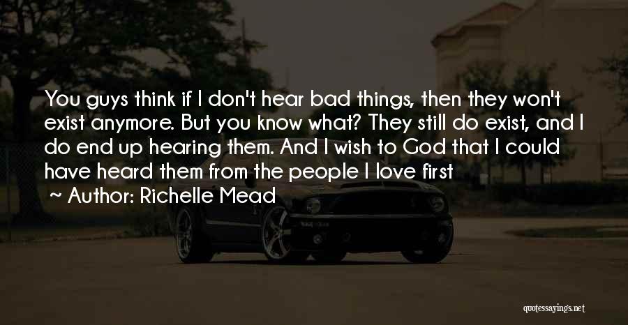 Guys And God Quotes By Richelle Mead