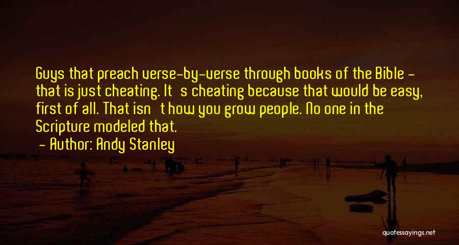 Guys Cheating On You Quotes By Andy Stanley