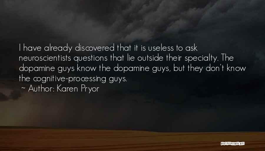 Guys That Lie Quotes By Karen Pryor