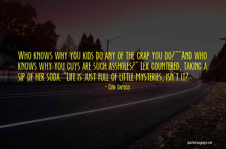 Guys Who Are Full Of Themselves Quotes By Gina Damico Guys Who Are Full Of Themselves Quotes By Gina Damico