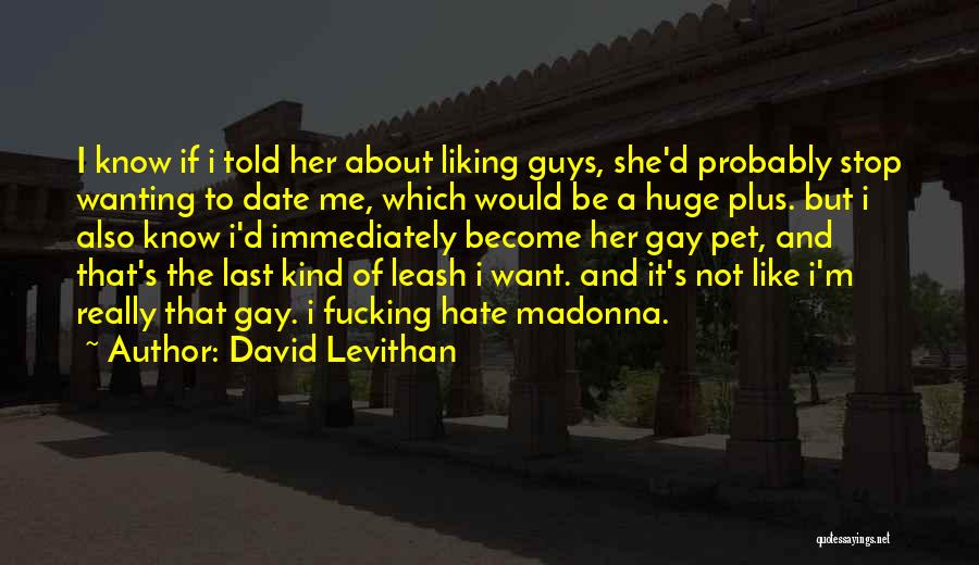 Guys Who Like About Liking You Quotes By David Levithan