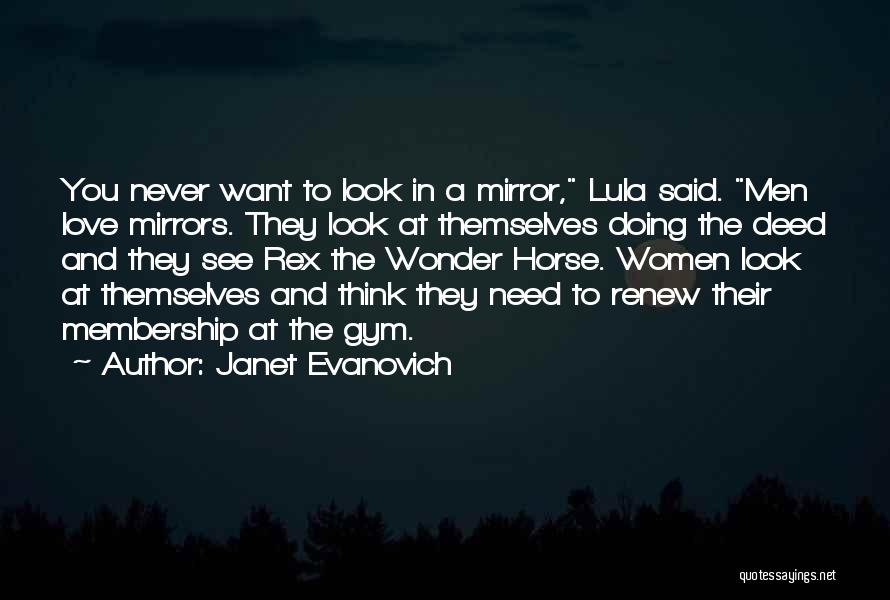 Gym And Love Quotes By Janet Evanovich