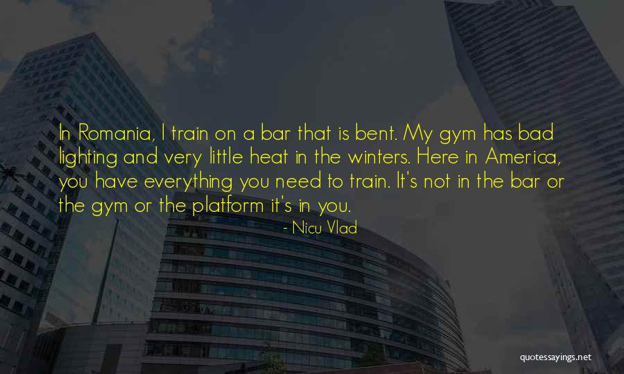 Gym Bar Quotes By Nicu Vlad Gym Bar Quotes By Nicu Vlad