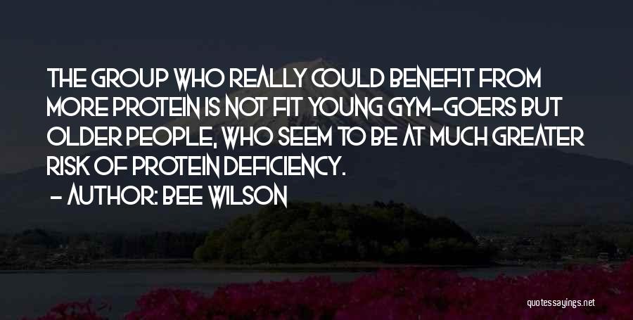 Gym Goers Quotes By Bee Wilson