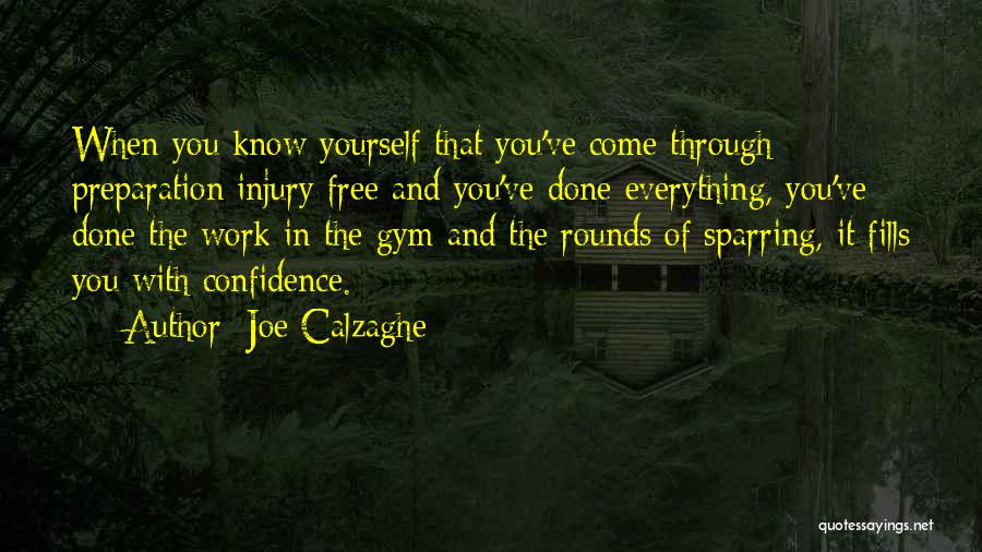 Gym Motivation Quotes By Joe Calzaghe