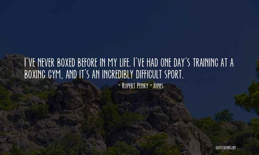 Gym Training Quotes By Rupert Penry-Jones