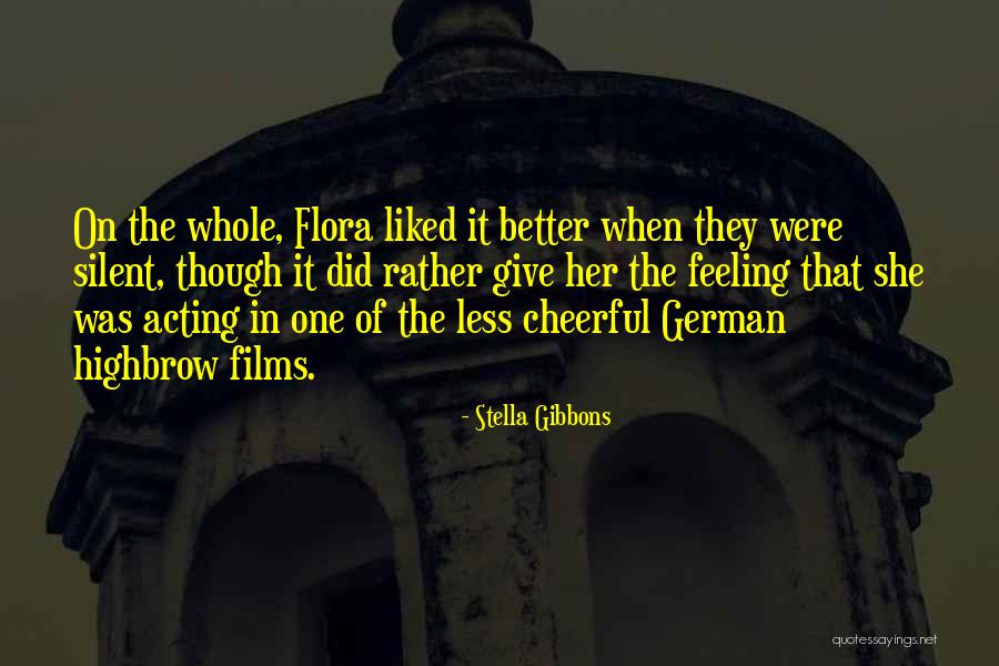 Gyrotonic Exercise Quotes By Stella Gibbons Gyrotonic Exercise Quotes By Stella Gibbons