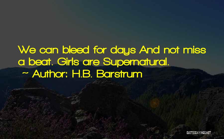 H.B. Barstrum Quotes 114828