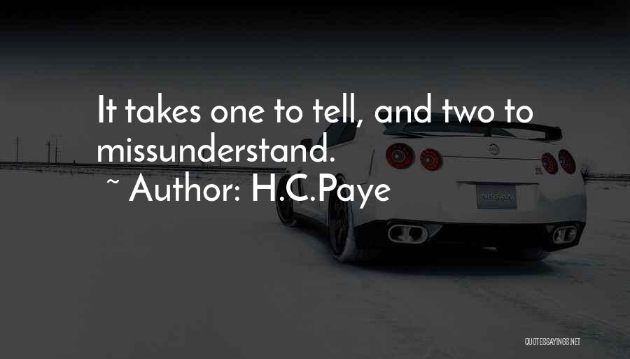 H.C.Paye Quotes 962048