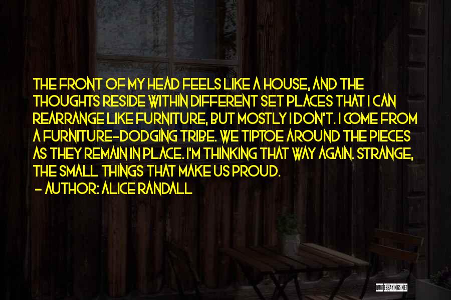 H F Furniture Quotes By Alice Randall