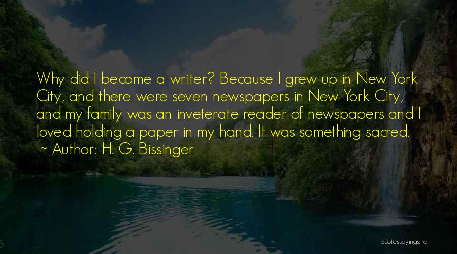 H. G. Bissinger Quotes 1302232