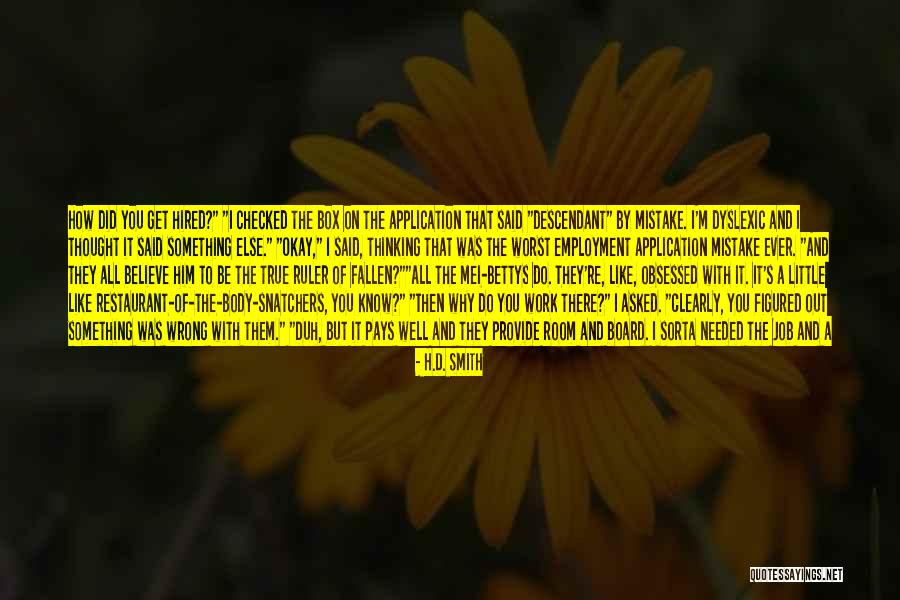 H M Fallen Quotes By H.D. Smith H M Fallen Quotes By H.D. Smith