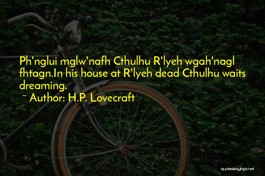 H.P. Lovecraft Quotes 546820