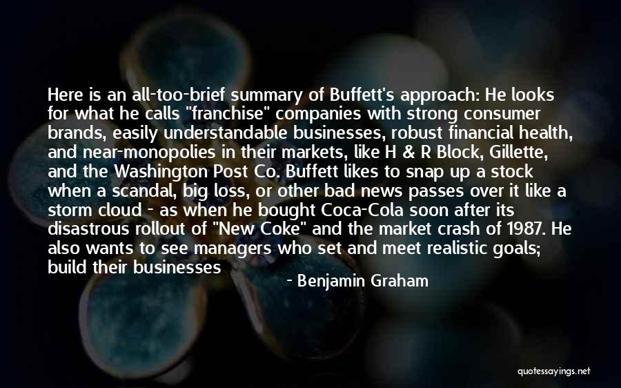 H R H R Block Quotes By Benjamin Graham H R H R Block Quotes By Benjamin Graham