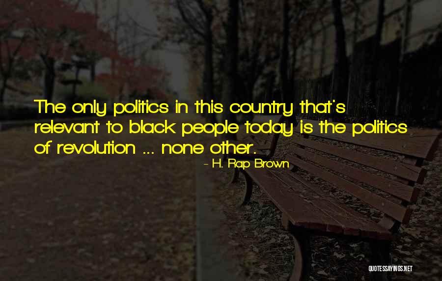 H. Rap Brown Quotes 725605