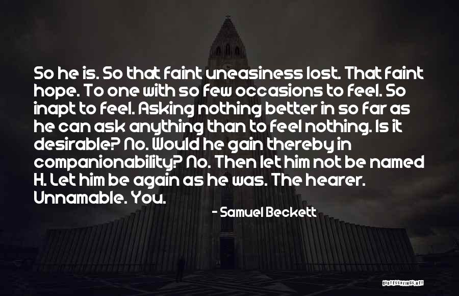 H Samuel Quotes By Samuel Beckett H Samuel Quotes By Samuel Beckett