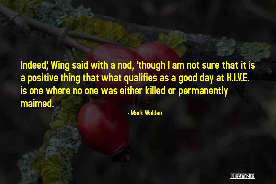 H V Quotes By Mark Walden H V Quotes By Mark Walden