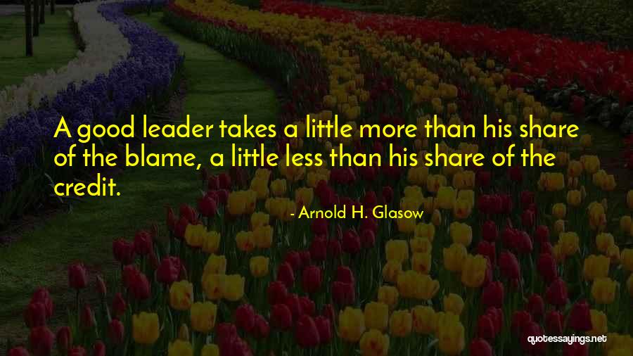 H.w. Arnold Quotes By Arnold H. Glasow H.w. Arnold Quotes By Arnold H. Glasow