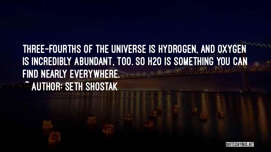 H2o Quotes By Seth Shostak