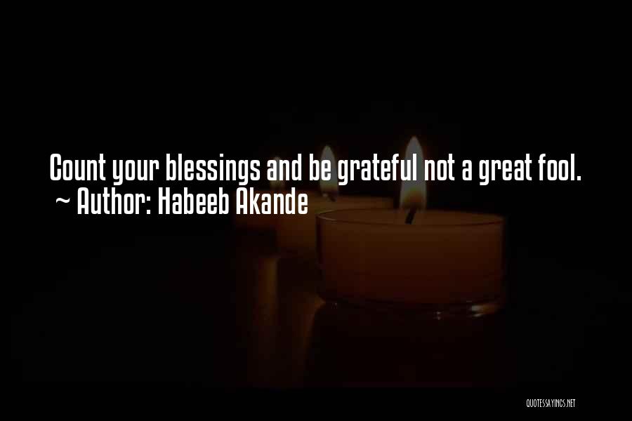 Habeeb Akande Quotes 101932