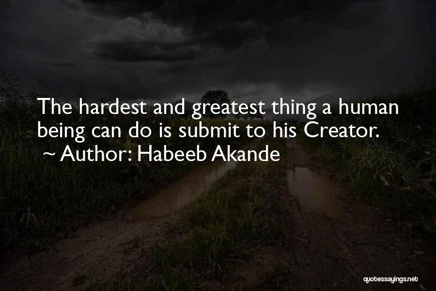 Habeeb Akande Quotes 182232
