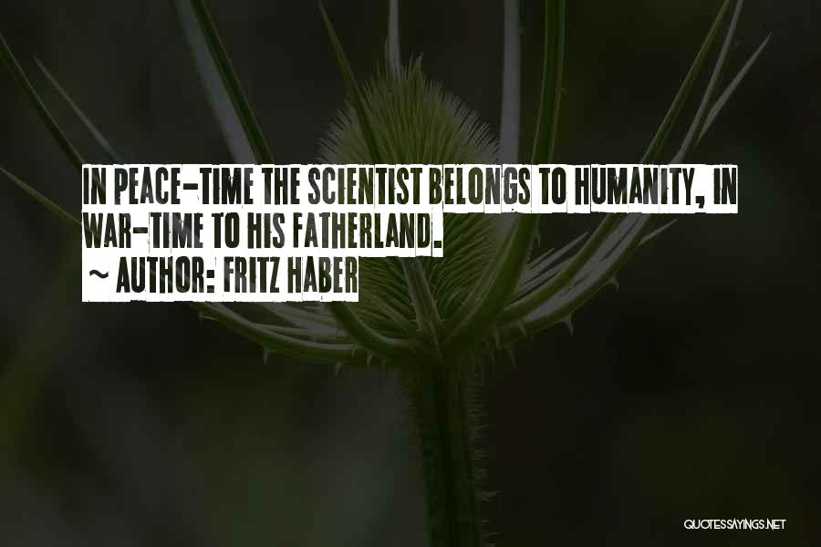 Haber Quotes By Fritz Haber