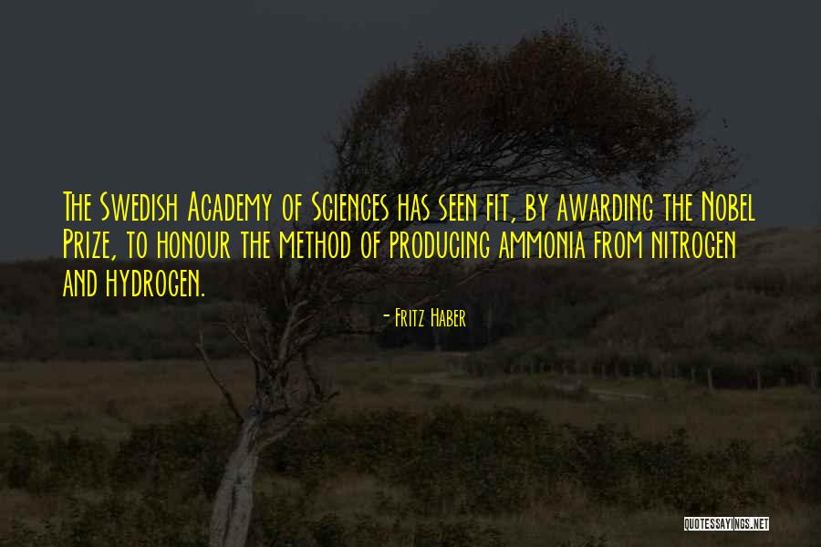 Habetur Quotes By Fritz Haber Habetur Quotes By Fritz Haber