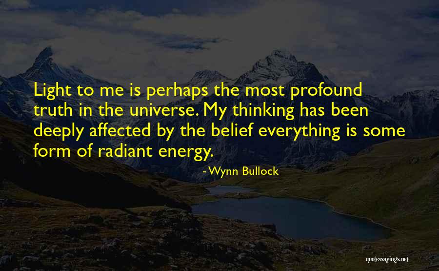 Habibe Shuti Quotes By Wynn Bullock Habibe Shuti Quotes By Wynn Bullock