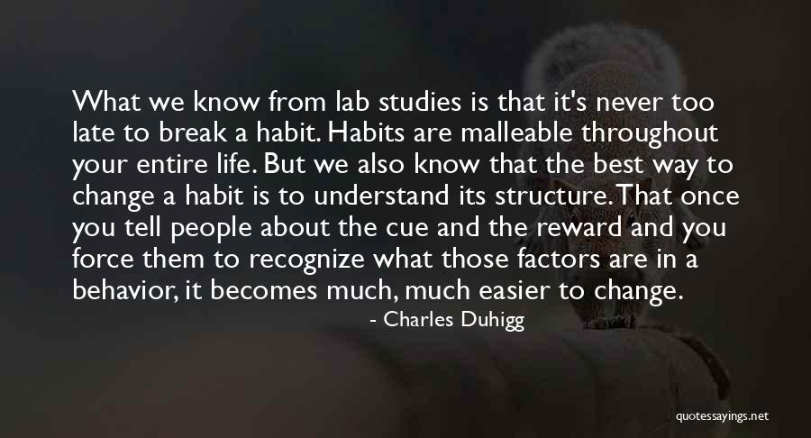 Habit Change Quotes By Charles Duhigg Habit Change Quotes By Charles Duhigg