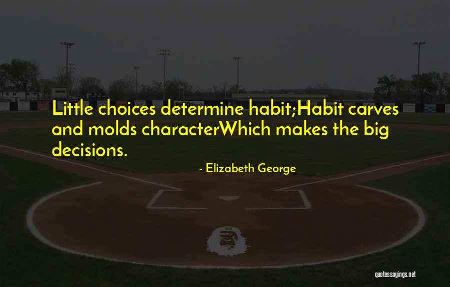 Habit Change Quotes By Elizabeth George Habit Change Quotes By Elizabeth George