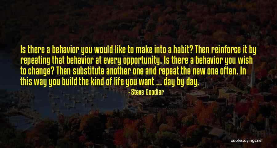 Habit Change Quotes By Steve Goodier