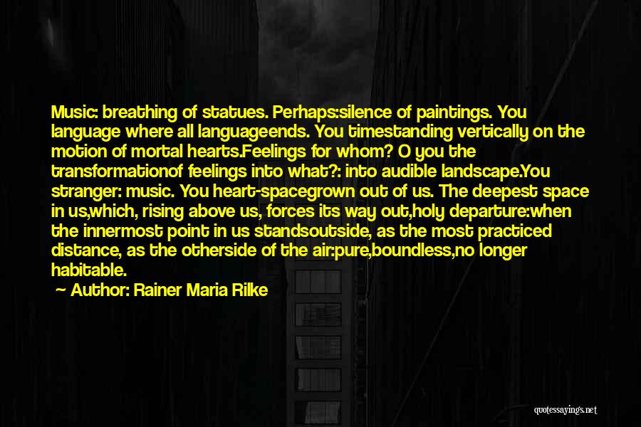 Habitable Space Quotes By Rainer Maria Rilke