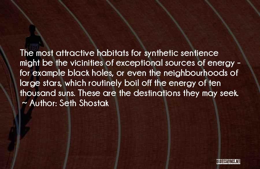 Habitats Quotes By Seth Shostak