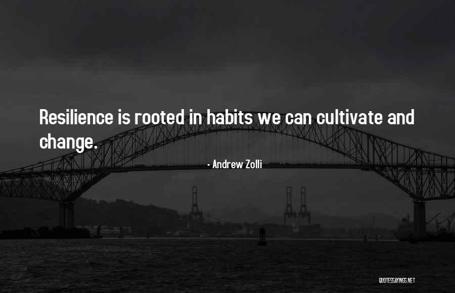 Habits Quotes By Andrew Zolli