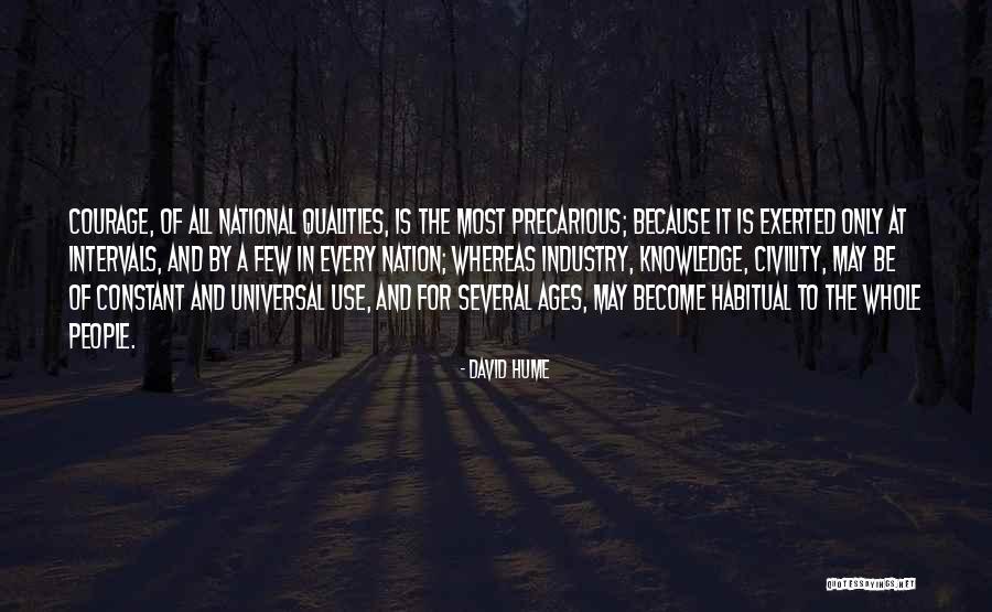 Habitual Quotes By David Hume