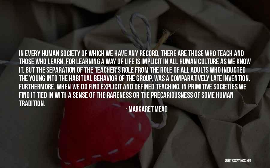 Habitual Quotes By Margaret Mead Habitual Quotes By Margaret Mead