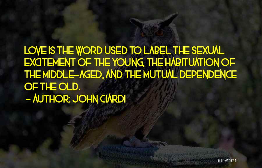 Habituation Quotes By John Ciardi